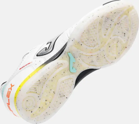 Футзалки (бампи) Joma TOP FLEX біло-жовто-оранжево-блакитні TOPS2602IN