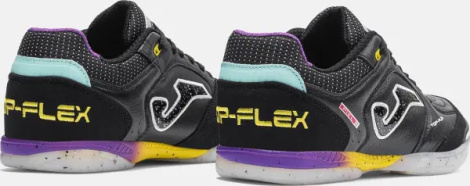 Футзалки (бампы) Joma TOP FLEX черно-фиолетово-желто-голубые TOPS2601IN
