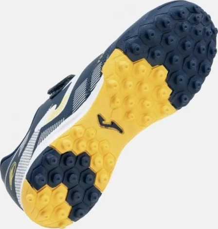 Сороконіжки (шиповки) дитячі Joma POWERFULL темно-синьо-жовті POJS2603TFV