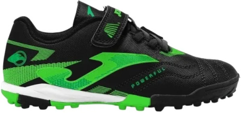 Сороконіжки (шиповки) дитячі Joma POWERFULL чорно-зелені POJS2601TFV