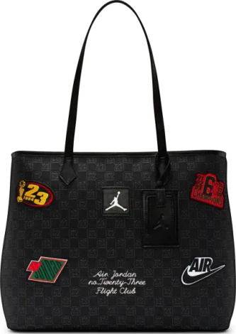 Сумка через плече Nike JORDAN MONOGRAM TOTE BAG 32L чорна LM9158-023
