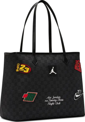 Сумка через плече Nike JORDAN MONOGRAM TOTE BAG 32L чорна LM9158-023