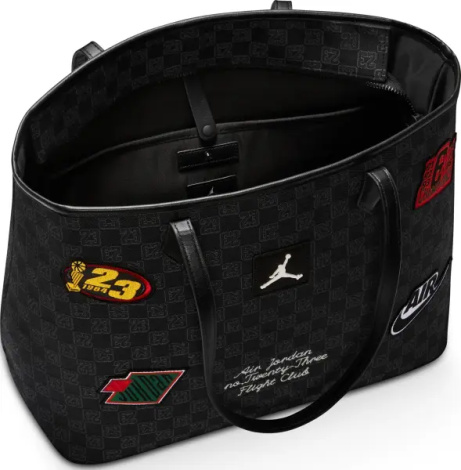 Сумка через плече Nike JORDAN MONOGRAM TOTE BAG 32L чорна LM9158-023