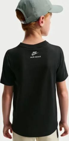 Футболка подростковая Nike SPORTSWEAR AIR MAX черная IO1157-010