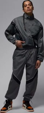 Спортивні штани Nike JORDAN BROOKLYN DRAFT темно-сіро-чорні IH3320-068