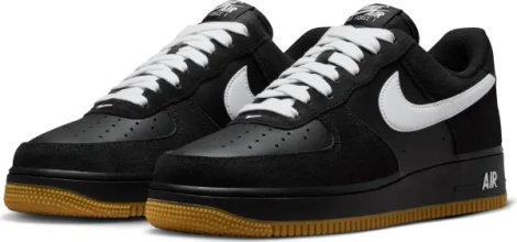 Кросівки Nike AIR FORCE 1 '07 LV8 чорно-білі IB6388-001