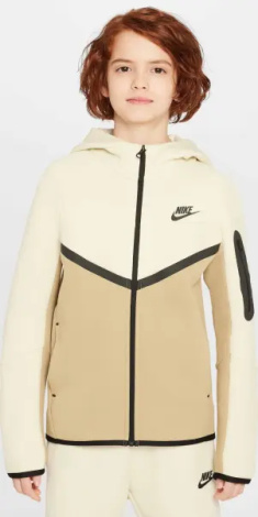 Спортивний костюм підлітковий Nike SPORTSWEAR TECH FLEECE кремово-бежевий HV5867-297__HV5869-235