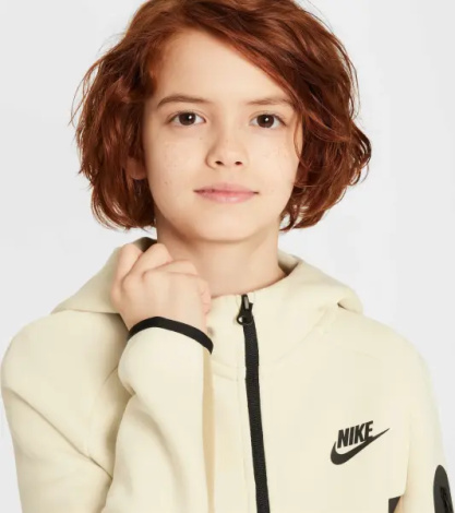 Спортивний костюм підлітковий Nike SPORTSWEAR TECH FLEECE кремово-бежевий HV5867-297__HV5869-235