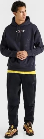 Худи Nike SPORTSWEAR CLUB черно-оранжевое HV4618-045