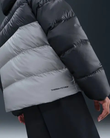 Пуховик Nike WINDRUNNER STATEMENT DOWN JACKET антрацитово-серый HQ7790-061