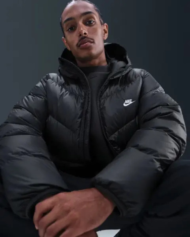 Пуховик Nike WINDRUNNER STATEMENT DOWN JACKET антрацитово-серый HQ7790-061