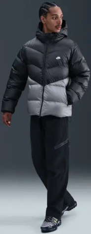 Пуховик Nike WINDRUNNER STATEMENT DOWN JACKET антрацитово-серый HQ7790-061
