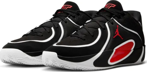 Кроссовки баскетбольные Nike TATUM 4 черно-бело-красные HQ4614-001