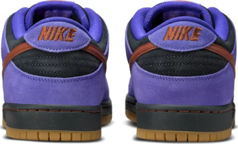 Кроссовки Nike SB DUNK LOW PRO фиолетово-черно-коричневые HQ1625-500