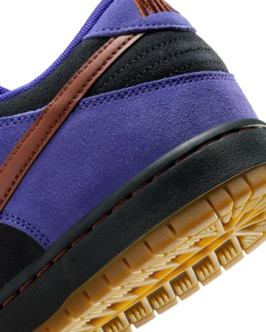 Кроссовки Nike SB DUNK LOW PRO фиолетово-черно-коричневые HQ1625-500