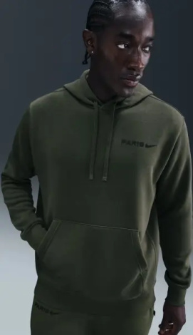 Худі Nike PARIS SAINT-GERMAIN CLUB темно-зелене HM2888-325