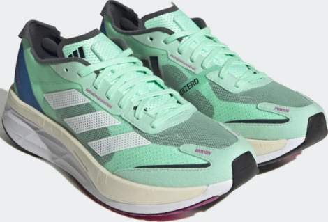 Кроссовки беговые Adidas ADIZERO BOSTON 11 мятно-синие GV9064