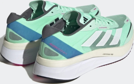 Кроссовки беговые Adidas ADIZERO BOSTON 11 мятно-синие GV9064