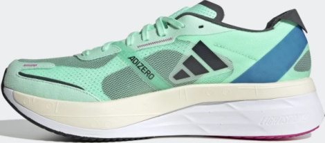 Кроссовки беговые Adidas ADIZERO BOSTON 11 мятно-синие GV9064
