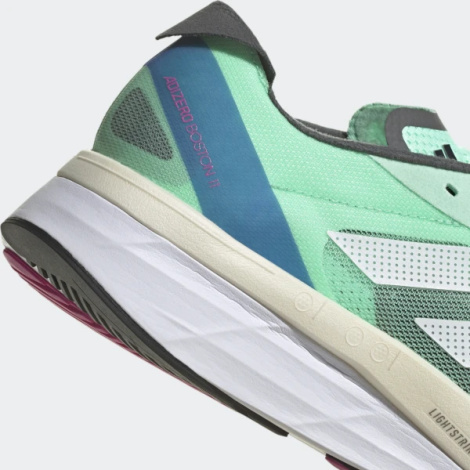 Кроссовки беговые Adidas ADIZERO BOSTON 11 мятно-синие GV9064
