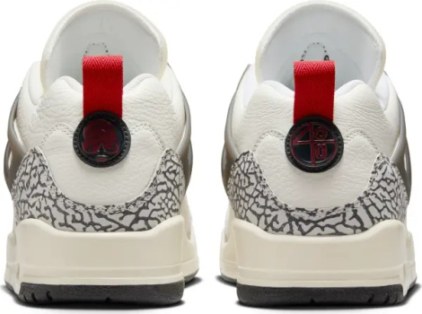 Кросівки Nike JORDAN SPIZIKE LOW молочно-червоно-чорні FQ1759-116