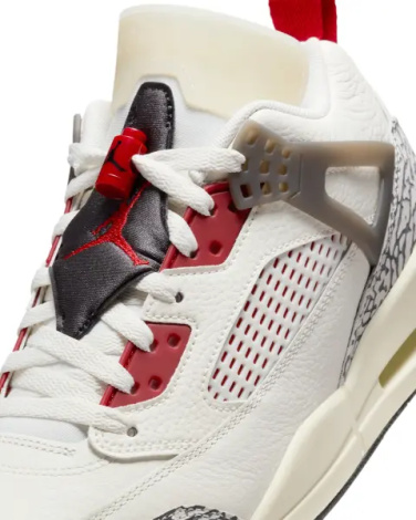 Кросівки Nike JORDAN SPIZIKE LOW молочно-червоно-чорні FQ1759-116