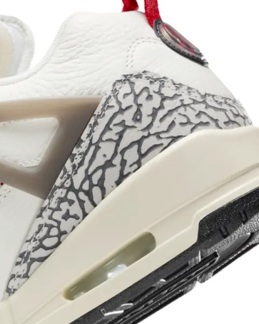 Кросівки Nike JORDAN SPIZIKE LOW молочно-червоно-чорні FQ1759-116