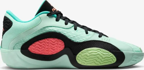 Кроссовки баскетбольные Nike TATUM 2 мятно-кораллово-салатовые FJ6457-300