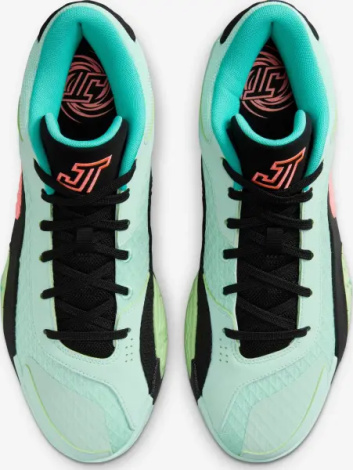 Кроссовки баскетбольные Nike TATUM 2 мятно-кораллово-салатовые FJ6457-300