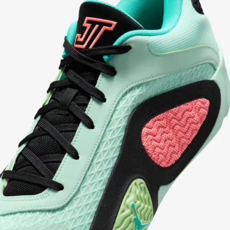 Кроссовки баскетбольные Nike TATUM 2 мятно-кораллово-салатовые FJ6457-300