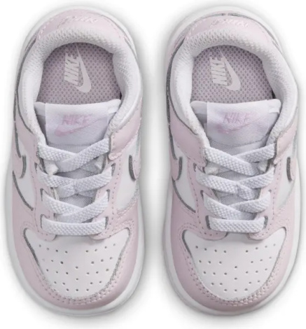 Кроссовки детские Nike DUNK LOW (TDE) светло-сиренево-белые FB9107-128