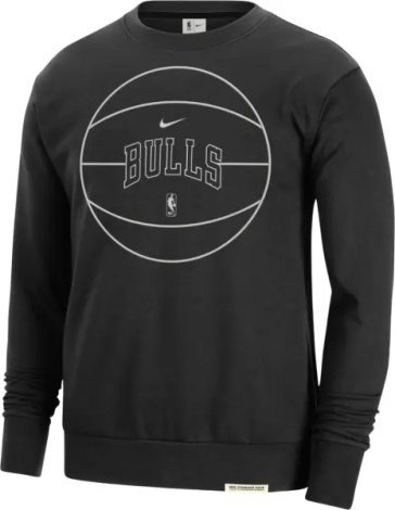 Світшот Nike CHICAGO BULLS STANDARD ISSUE DRI-FIT чорний FB3759-010