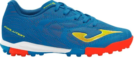 Сороконіжки (шиповки) дитячі Joma EVOLUTION синьо-оранжево-жовті EVJS2605TF