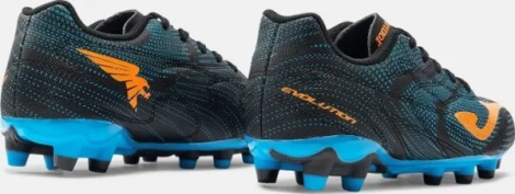 Бутси дитячі Joma EVOLUTION чорно-сині-помаранчеві EVJS2601FG