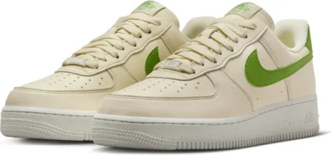 Кроссовки женские Nike AIR FORCE 1 '07 NEXT NATURE бежево-зеленые DV3808-102