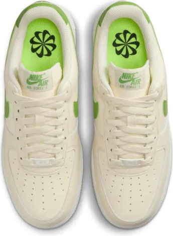 Кроссовки женские Nike AIR FORCE 1 '07 NEXT NATURE бежево-зеленые DV3808-102