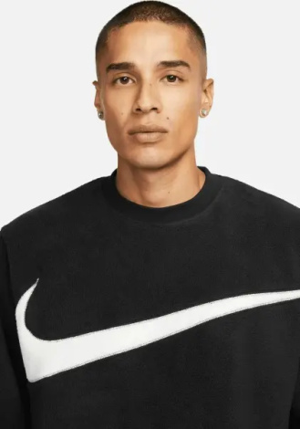 Свитшот Nike CLUB+ FLEECE WINTERIZED черный DQ4894-010