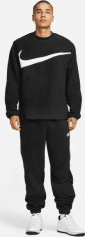 Свитшот Nike CLUB+ FLEECE WINTERIZED черный DQ4894-010