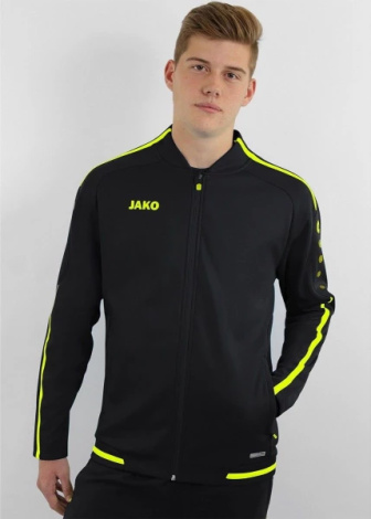 Олімпійка (мастерка) Jako STRIKER 2.0 чорно-жовта 9819-33