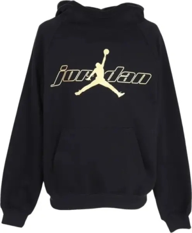 Худи подростковое Nike JORDAN MOUNTAINSIDE FLEECE черно-золотое 95F338-023
