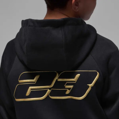 Худи подростковое Nike JORDAN MOUNTAINSIDE FLEECE черно-золотое 95F338-023
