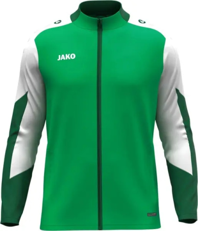 Олимпийка (мастерка) Jako DYNAMIC зелено-бело-темно-зеленая 9370-204