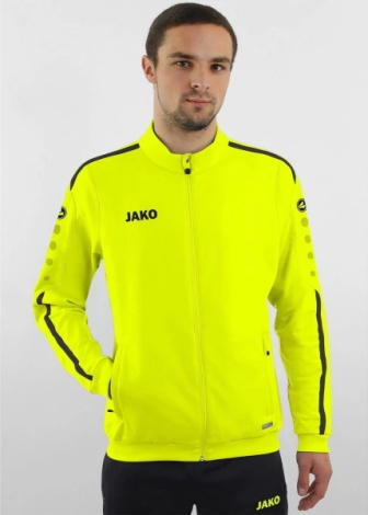 Олимпийка (мастерка) детская Jako STRIKER 2.0 желто-черная 9319-33