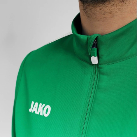 Олимпийка (мастерка) Jako STRIKER 2.0 зелено-белая 9319-06
