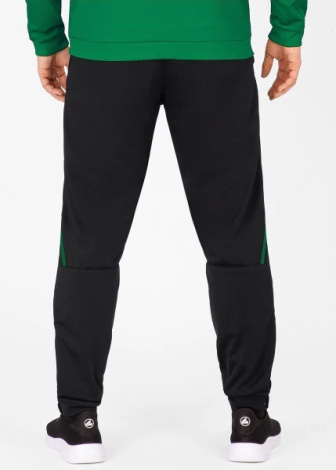 Спортивные штаны Jako CHALLENGE черно-зеленые 9221-813