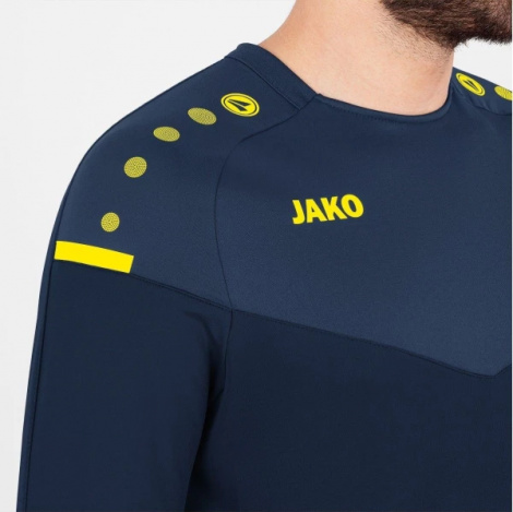 Футболка с длинным рукавом Jako CHAMP 2.0 темно-сине-желтая 8820-93