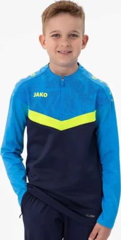 Реглан дитячий Jako ZIP TOP ICONIC темно-синьо-жовто-синій 8624-914