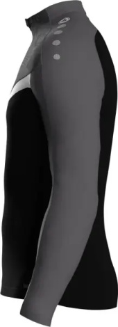 Реглан детский Jako ZIP TOP ICONIC черно-бело-серый 8624-801