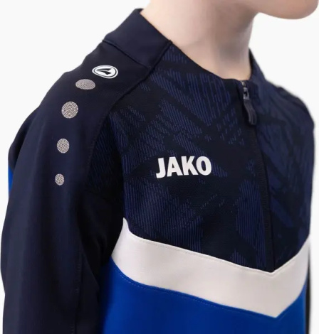 Реглан дитячий Jako ZIP TOP ICONIC синьо-біло-темно-синій 8624-403