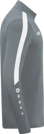 Реглан детский Jako ZIP TOP POWER серо-белый 8623-840